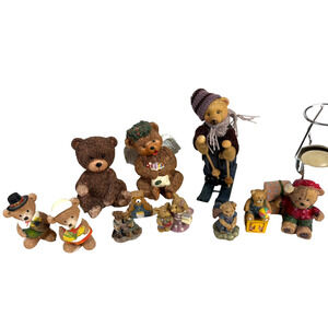 Lot of 11 Bears Like Cherished Teddies Boyds Bears Candle BIRTHDAY vintage T59?